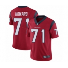 Men's Houston Texans #71 Tytus Howard Red Alternate Vapor Untouchable Limited Player Football Jersey