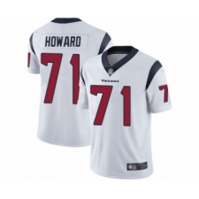 Men's Houston Texans #71 Tytus Howard White Vapor Untouchable Limited Player Football Jersey