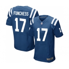 Men's Indianapolis Colts #17 Devin Funchess Elite Royal Blue Team Color Football Jerseys