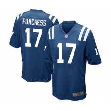 Men's Indianapolis Colts #17 Devin Funchess Game Royal Blue Team Color Football Jerseys