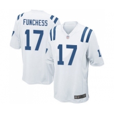 Men's Indianapolis Colts #17 Devin Funchess Game White Football Jerseys