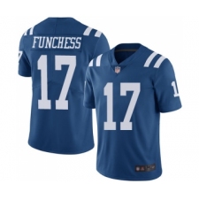 Men's Indianapolis Colts #17 Devin Funchess Limited Royal Blue Rush Vapor Untouchable Football Jersey