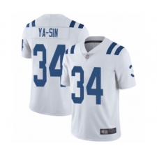 Men's Indianapolis Colts #34 Rock Ya-Sin White Vapor Untouchable Limited Player Football Jersey