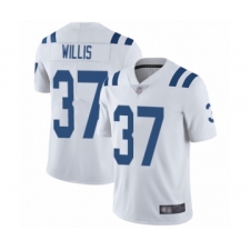 Men's Indianapolis Colts #37 Khari Willis White Vapor Untouchable Limited Player Football Jersey