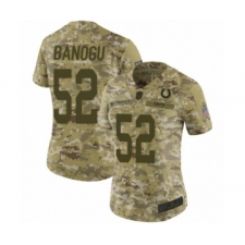 Women's Indianapolis Colts #52 Ben Banogu Limited Camo 2018 Salute to Service Football Jersey