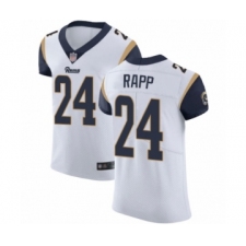 Men's Los Angeles Rams #24 Taylor Rapp White Vapor Untouchable Elite Player Football Jersey