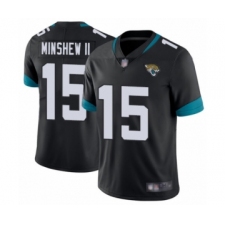 Men's Jacksonville Jaguars #15 Gardner Minshew II Black Team Color Vapor Untouchable Limited Player Football Jersey