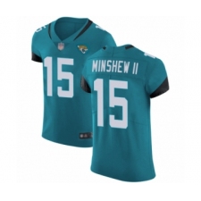 Men's Jacksonville Jaguars #15 Gardner Minshew II Teal Green Alternate Vapor Untouchable Elite Player Football Jersey