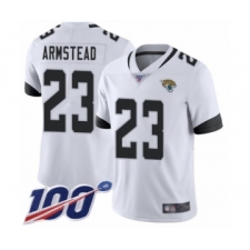 Youth Jacksonville Jaguars #23 Ryquell Armstead White Vapor Untouchable Limited Player 100th Season Football Jersey