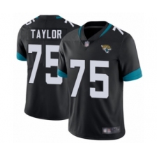 Men's Jacksonville Jaguars #75 Jawaan Taylor Black Team Color Vapor Untouchable Limited Player Football Jersey