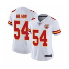 Women's Kansas City Chiefs #54 Damien Wilson White Vapor Untouchable Elite Player Football Jersey