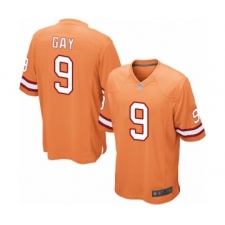 Men's Tampa Bay Buccaneers #9 Matt Gay Game Orange Glaze Alternate Football Jersey