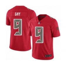 Men's Tampa Bay Buccaneers #9 Matt Gay Limited Red Rush Vapor Untouchable Football Jersey