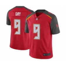 Men's Tampa Bay Buccaneers #9 Matt Gay Red Team Color Vapor Untouchable Limited Player Football Jersey