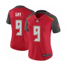 Women's Tampa Bay Buccaneers #9 Matt Gay Red Team Color Vapor Untouchable Limited Player Football Jersey