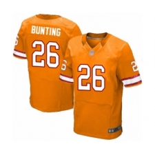 Men's Tampa Bay Buccaneers #26 Sean Bunting Elite Orange Glaze Alternate Football Jersey