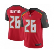 Men's Tampa Bay Buccaneers #26 Sean Bunting Red Team Color Vapor Untouchable Limited Player Football Jersey