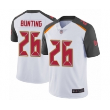 Men's Tampa Bay Buccaneers #26 Sean Bunting White Vapor Untouchable Limited Player Football Jersey