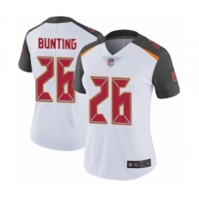 Women's Tampa Bay Buccaneers #26 Sean Bunting White Vapor Untouchable Limited Player Football Jersey
