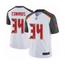 Men's Tampa Bay Buccaneers #34 Mike Edwards White Vapor Untouchable Limited Player Football Jersey