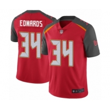 Youth Tampa Bay Buccaneers #34 Mike Edwards Red Team Color Vapor Untouchable Limited Player Football Jersey