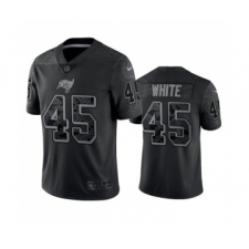 Men's Tampa Bay Buccaneers #45 Devin White Black Reflective Limited Stitched Jersey