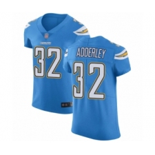 Men's Los Angeles Chargers #32 Nasir Adderley Electric Blue Alternate Vapor Untouchable Elite Player Football Jersey