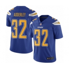 Youth Los Angeles Chargers #32 Nasir Adderley Limited Electric Blue Rush Vapor Untouchable Football Jersey