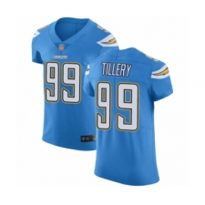 Men's Los Angeles Chargers #99 Jerry Tillery Electric Blue Alternate Vapor Untouchable Elite Player Football Jersey