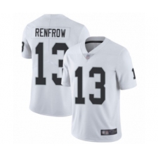 Men's Oakland Raiders #13 Hunter Renfrow White Vapor Untouchable Limited Player Football Jersey
