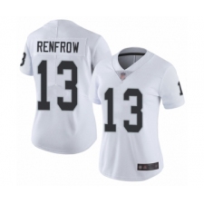 Women's Oakland Raiders #13 Hunter Renfrow White Vapor Untouchable Limited Player Football Jersey