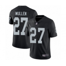 Men's Oakland Raiders #27 Trayvon Mullen Black Team Color Vapor Untouchable Limited Player Football Jersey