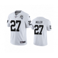 Men's Oakland Raiders #27 Trayvon Mullen White 2020 Inaugural Season Vapor Limited Jersey