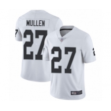 Men's Oakland Raiders #27 Trayvon Mullen White Vapor Untouchable Limited Player Football Jersey