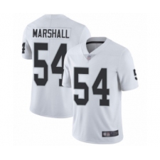 Men's Oakland Raiders #54 Brandon Marshall White Vapor Untouchable Limited Player Football Jersey
