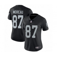 Women's Oakland Raiders #87 Foster Moreau Black Team Color Vapor Untouchable Limited Player Football Jersey
