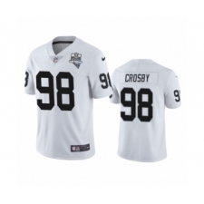 Women's Oakland Raiders #98 Maxx Crosby White 2020 Inaugural Season Vapor Limited Jersey