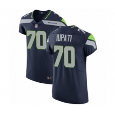 Men's Seattle Seahawks #70 Mike Iupati Navy Blue Team Color Vapor Untouchable Elite Player Football Jersey