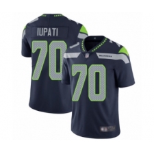 Men's Seattle Seahawks #70 Mike Iupati Navy Blue Team Color Vapor Untouchable Limited Player Football Jersey