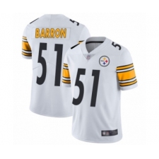 Men's Pittsburgh Steelers #51 Mark Barron White Vapor Untouchable Limited Player Football Jersey