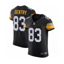 Men's Pittsburgh Steelers #83 Zach Gentry Black Alternate Vapor Untouchable Elite Player Football Jersey