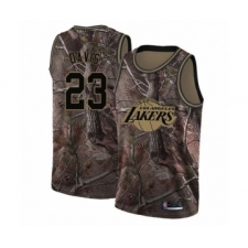 Youth Los Angeles Lakers #23 Anthony Davis Swingman Camo Realtree Collection Basketball Jersey