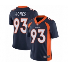 Youth Denver Broncos #93 Dre'Mont Jones Navy Blue Alternate Vapor Untouchable Limited Player Football Jersey