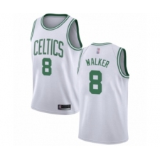 Men's Boston Celtics #8 Kemba Walker Authentic White Basketball Jersey - Association Edition