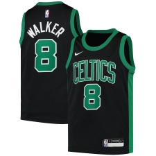 Youth Boston Celtics #8 Kemba Walker Nike Black 2020-21 Swingman Player Jersey