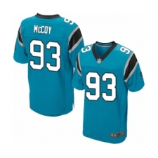 Men's Carolina Panthers #93 Gerald McCoy Elite Blue Alternate Football Jersey