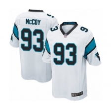 Men's Carolina Panthers #93 Gerald McCoy Game White Football Jersey