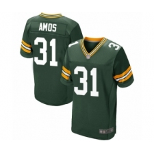 Men's Green Bay Packers #31 Adrian Amos Elite Green Team Color Football Jersey
