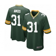 Men's Green Bay Packers #31 Adrian Amos Game Green Team Color Football Jersey