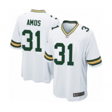Men's Green Bay Packers #31 Adrian Amos Game White Football Jersey